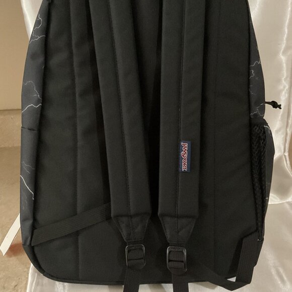 Jansport Superbreak Backpack Lightning Print Black 15" Laptop Sleeve Durable Rec - Picture 5 of 5